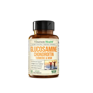 Joint support supplement with glucosamine, chondroitin, MSM, and turmeric for joint pain relief