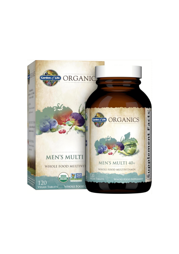 Whole food multivitamin for men - organic natural vitamins